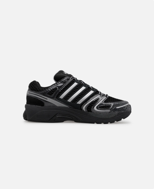 adidas Sneakers – Black & Silver with Layered Mesh