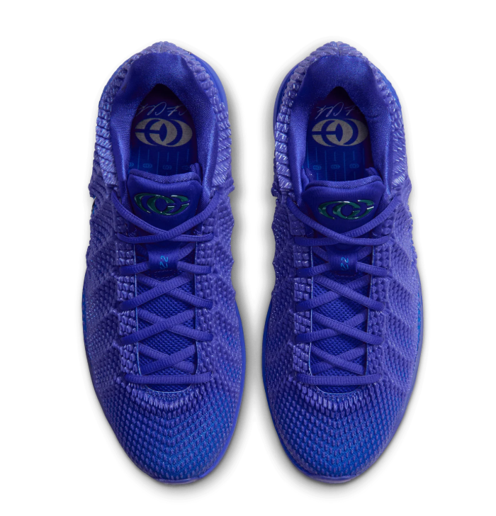 Nike Basketball Shoes – Blue & Purple with Pink Accents