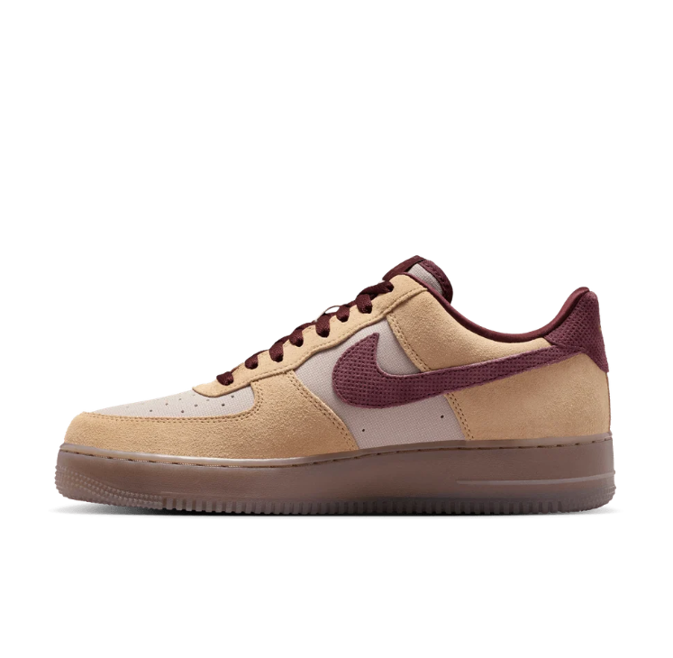 Nike Air Force 1 Low – Sand, Taupe & Burgundy