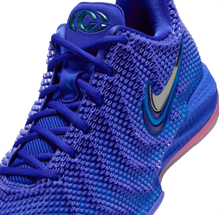 Nike Basketball Shoes – Blue & Purple with Pink Accents