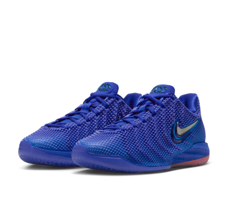 Nike Basketball Shoes – Blue & Purple with Pink Accents