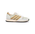 adidas Sneakers – Light Grey Mesh & Ochre Stripes with Black Tread