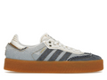 adidas Sneakers – Two-Tone Blue Denim with Gum Platform Sole