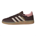 adidas Sneakers – Dark Brown & Cream with Pink Heel and Gum Sole