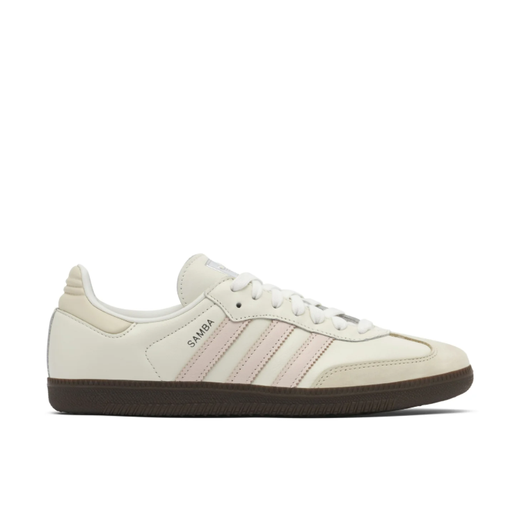 adidas Sneakers – Cream & Blush Pink with Dark Brown Sole