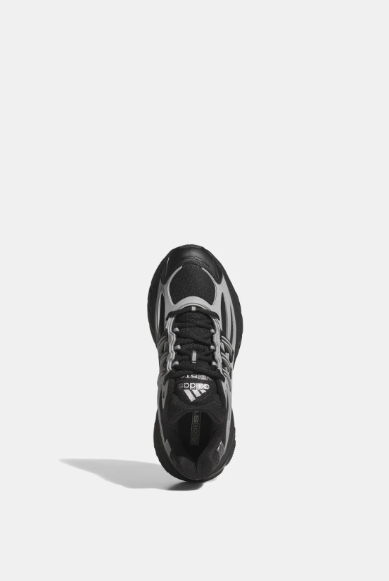 adidas Sneakers – Black & Silver-Tone with Chunky Sole