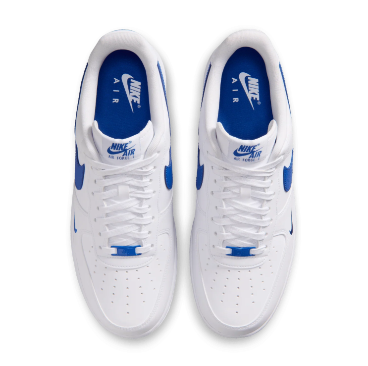 Nike Air Force 1 Low – White & Blue Mini Swoosh