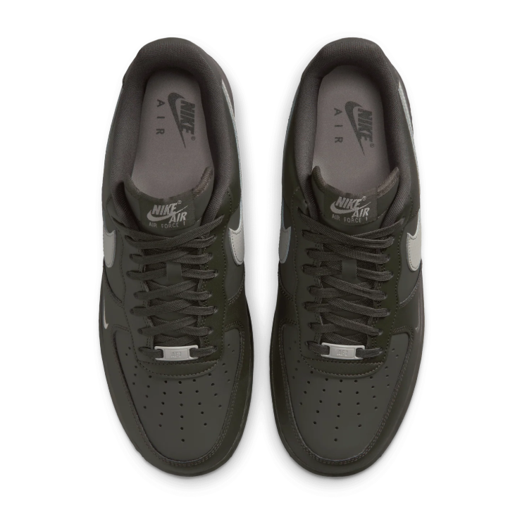 Nike Air Force 1 Low – Dark Charcoal & Grey Mini Swoosh