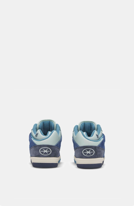 adidas Sneakers – Layered Blue & Aqua with Cream Sole