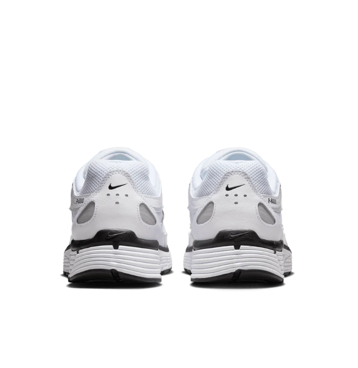 Nike Sneakers – White & Silver with Black Swoosh
