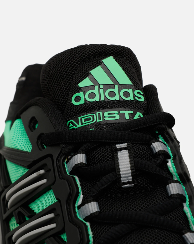 adidas Sneakers – Mint Green & Black with Silver Accents