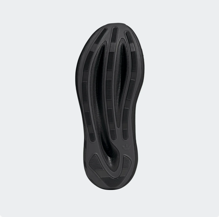 adidas Sneakers – All Black Grid Mesh with Sculpted Sole