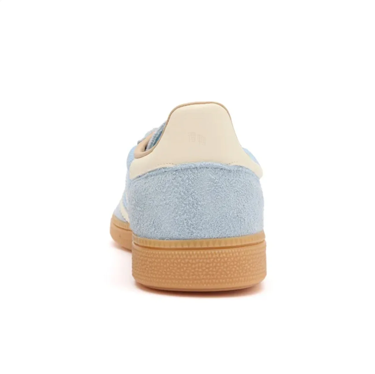 adidas Sneakers – Powder Blue & Cream with Gum Sole