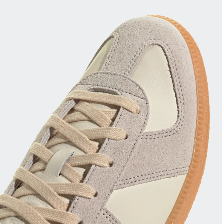 adidas Sneakers – Cream & Light Grey with Gum Sole