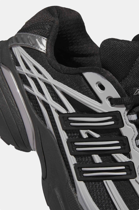 adidas Sneakers – Black & Silver-Tone with Chunky Sole