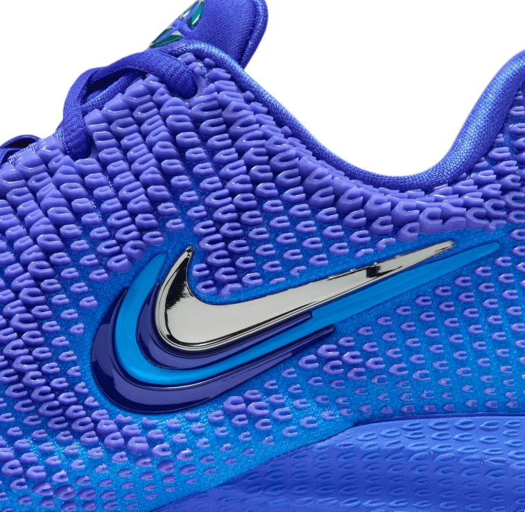 Nike Basketball Shoes – Blue & Purple with Pink Accents