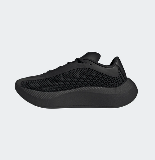 adidas Sneakers – All Black Grid Mesh with Sculpted Sole