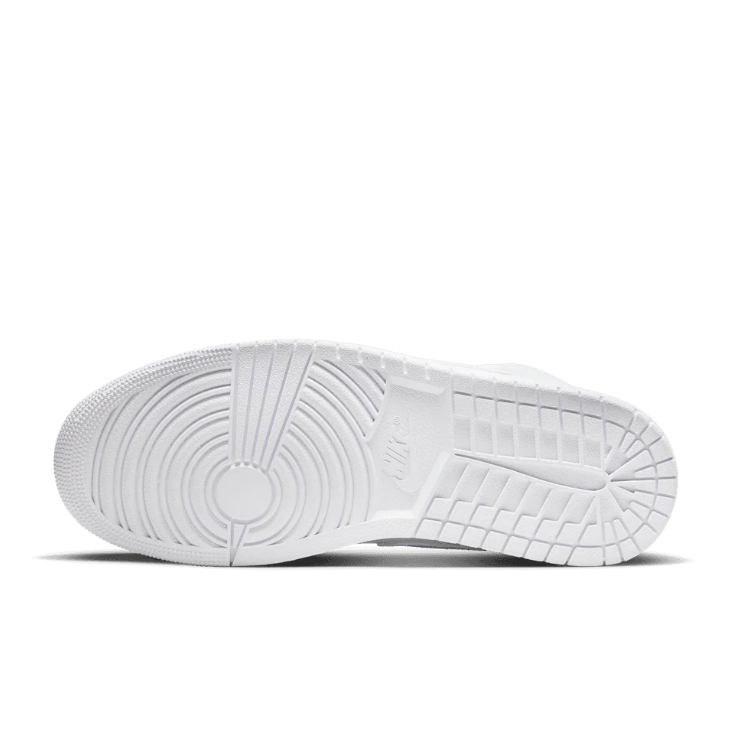 Nike Sneakers – All-White High-Top with Tonal Swoosh