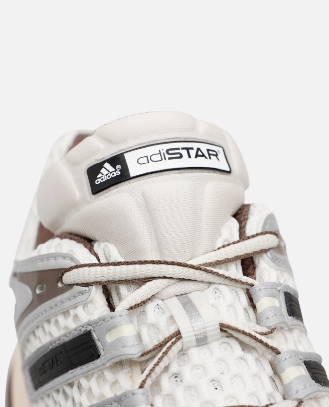 adidas Sneakers – Silver, Cream & Brown with Black Stripes