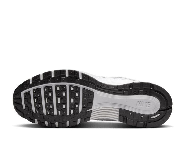 Nike Sneakers – White & Silver with Black Swoosh