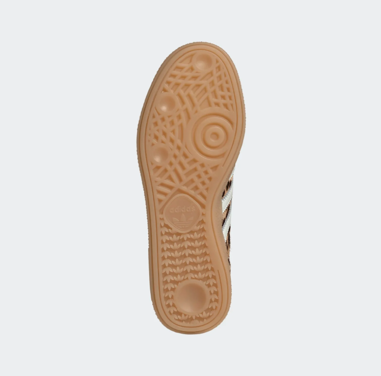 adidas Sneakers – Leopard Print with Green Laces & Gum Sole