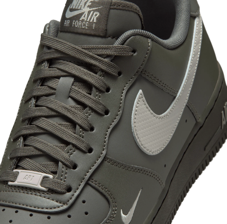 Nike Air Force 1 Low – Dark Charcoal & Grey Mini Swoosh