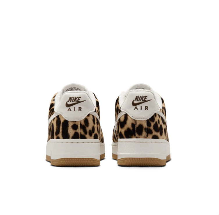 Nike Air Force 1 Low Leopard Print Sneakers – Cream & Gum
