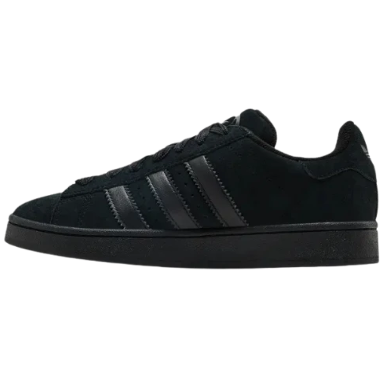 adidas Sneakers – All Black with Tonal Three Stripes