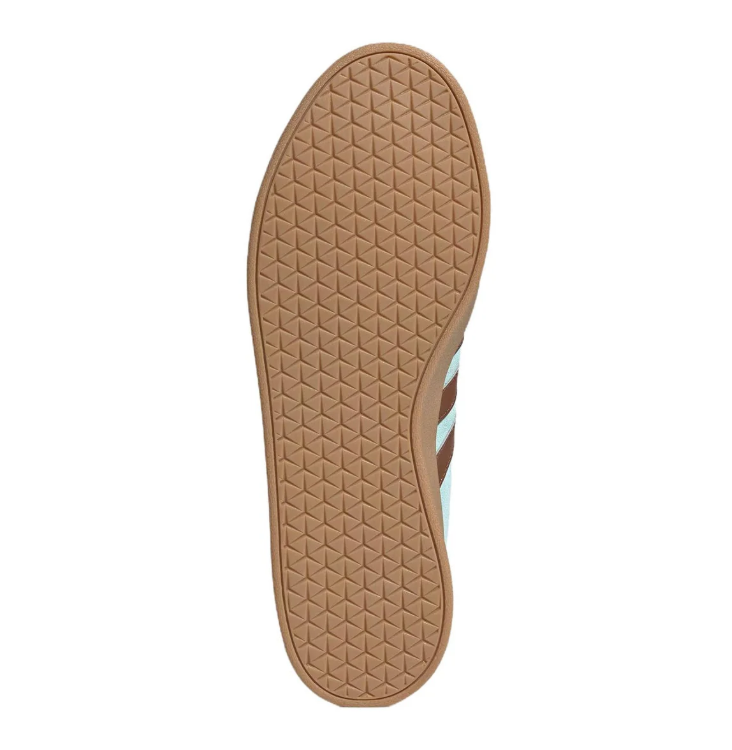 adidas Sneakers – Mint Blue & Brown with Gum Sole