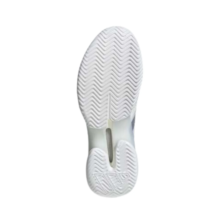 adidas Sneakers – White & Silver-Tone with Sculpted Sole
