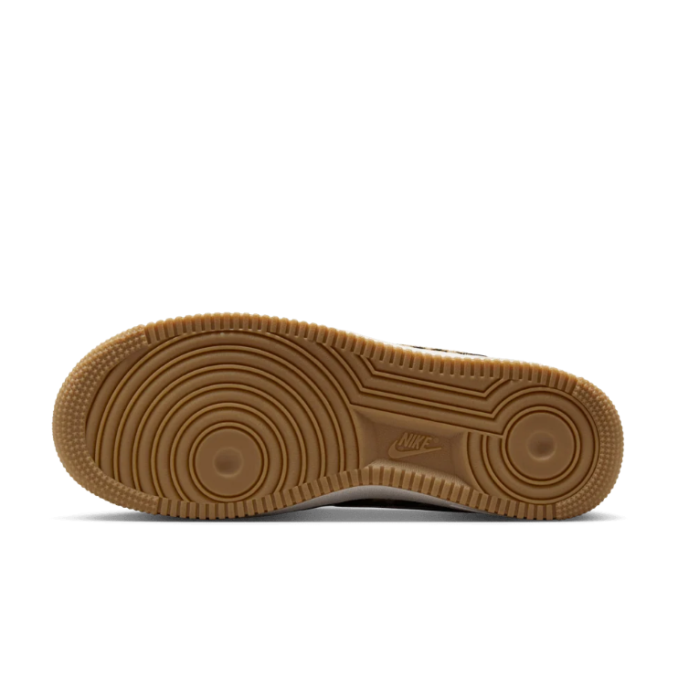 Nike Air Force 1 Low Leopard Print Sneakers – Cream & Gum