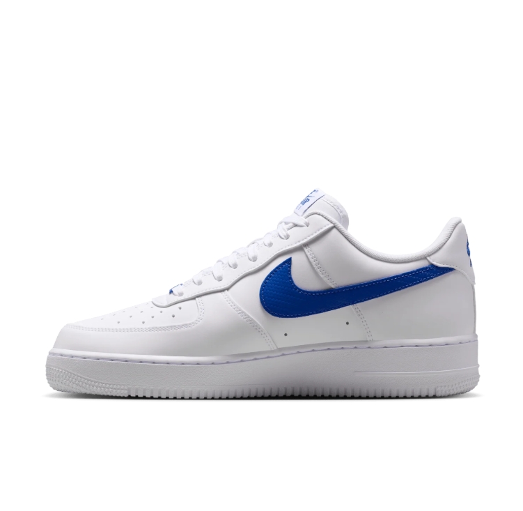 Nike Air Force 1 Low – White & Blue Mini Swoosh