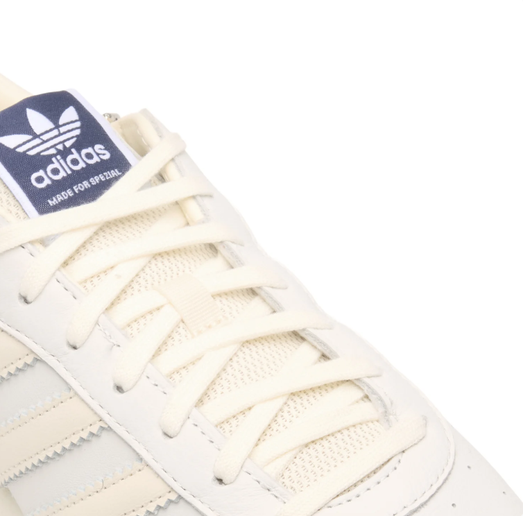 adidas Sneakers – Off-White & Cream with Gum Sole and Navy Details