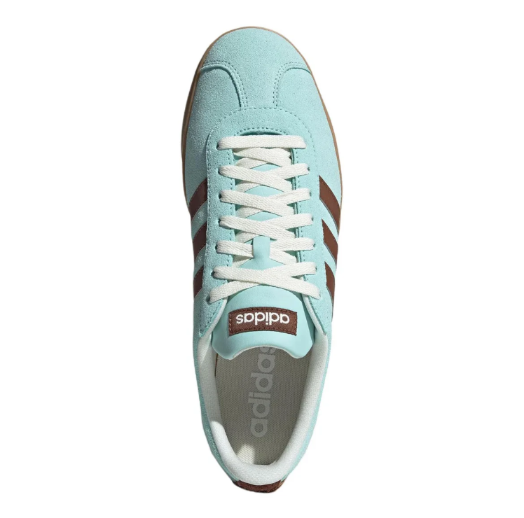 adidas Sneakers – Mint Blue & Brown with Gum Sole