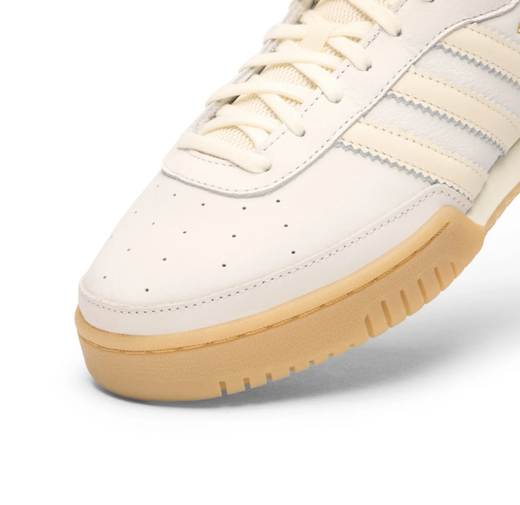 adidas Sneakers – Off-White & Cream with Gum Sole and Navy Details
