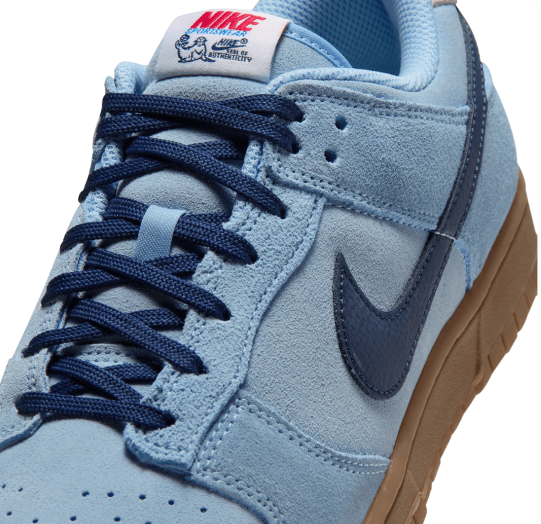 Nike Sneakers – Light Blue & Navy with Gum Sole