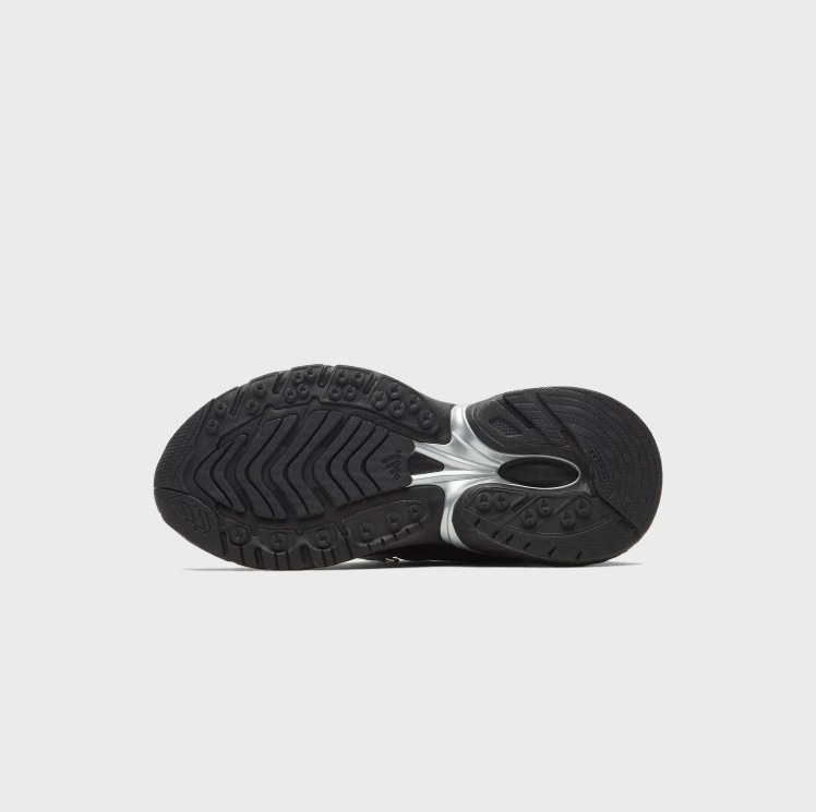 adidas Sneakers – Black & Silver-Tone with Sculpted Chunky Sole